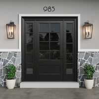 10.25'' Brooks Powder Coated Black 3 Light Wall Sconce