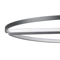 Alfie 30-inch 3-light Textured Black 3CCT LED Chandelier
