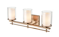 23'' Huderson Modern Gold 3 Light Bath Vanity