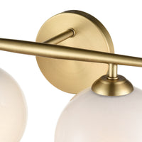 15.25'' Kimorra Vintage Brass 2 Light Bath Vanity