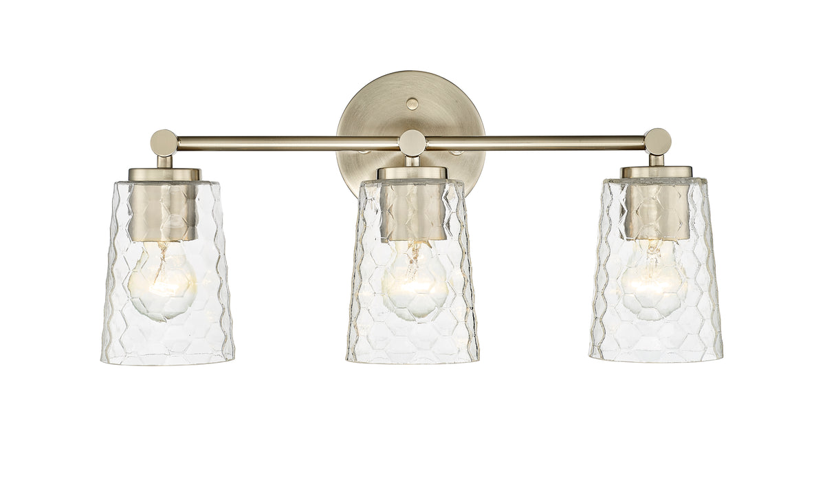 20'' Ashli Modern Gold 3 Light Bath Vanity