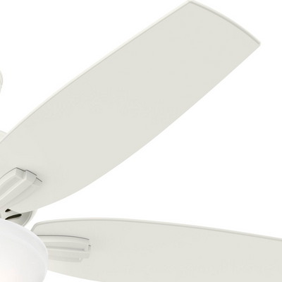 52 inch Newsome Fresh White LED Ceiling Fan with Pull Chain