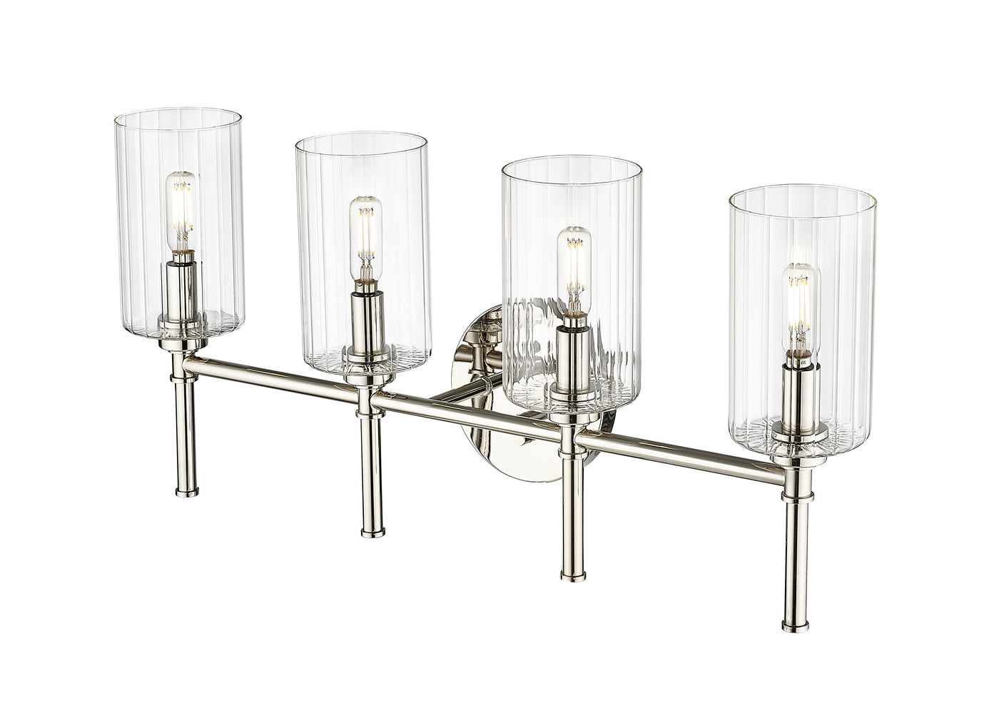 25.5'' Chastine Polished Nickel 4 Light Bath Vanity