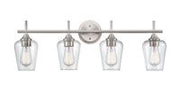 31'' Ashford Brushed Nickel 4 Light Bath Vanity
