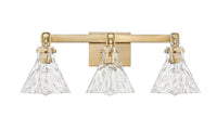 25.5'' Barlon Vintage Brass 3 Light Bath Vanity