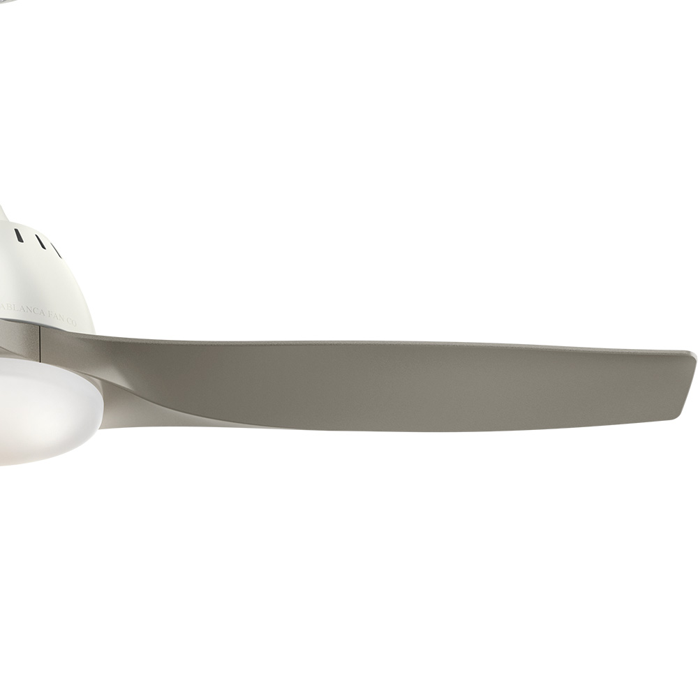 Casablanca 52 inch Wisp Fresh White LED Ceiling Fan with Handheld Remote