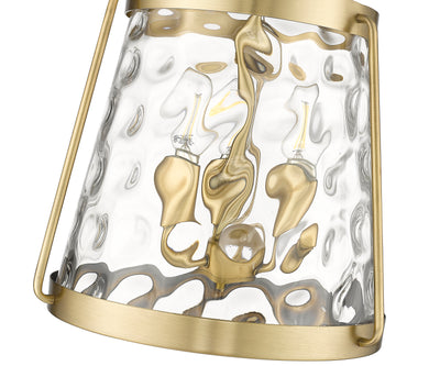 21.63'' Adabella Vintage Brass 3 Light Pendant