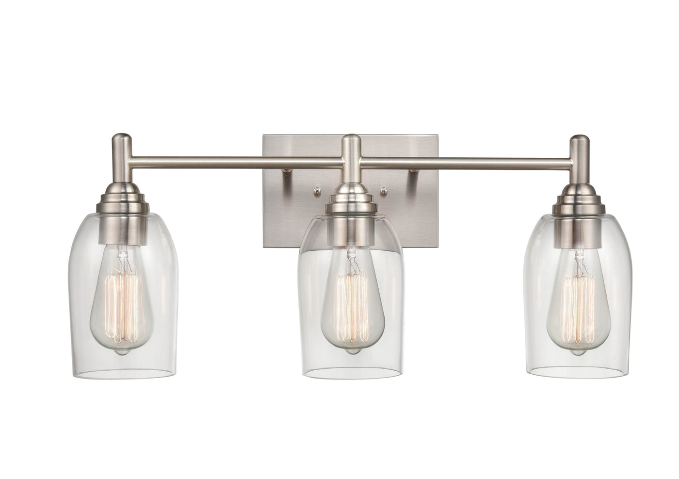 22'' Arlett Brushed Nickel 3 Light Bath Vanity