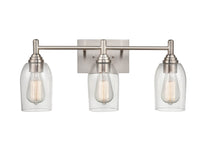 22'' Arlett Brushed Nickel 3 Light Bath Vanity