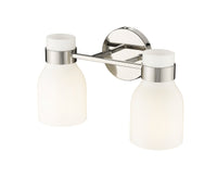 14'' Corella Polished Nickel 2 Light Bath Vanity