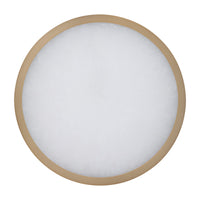 Argyle 16-inch Champagne Gold and Natural Alabaster 5CCT LED Flush Mount