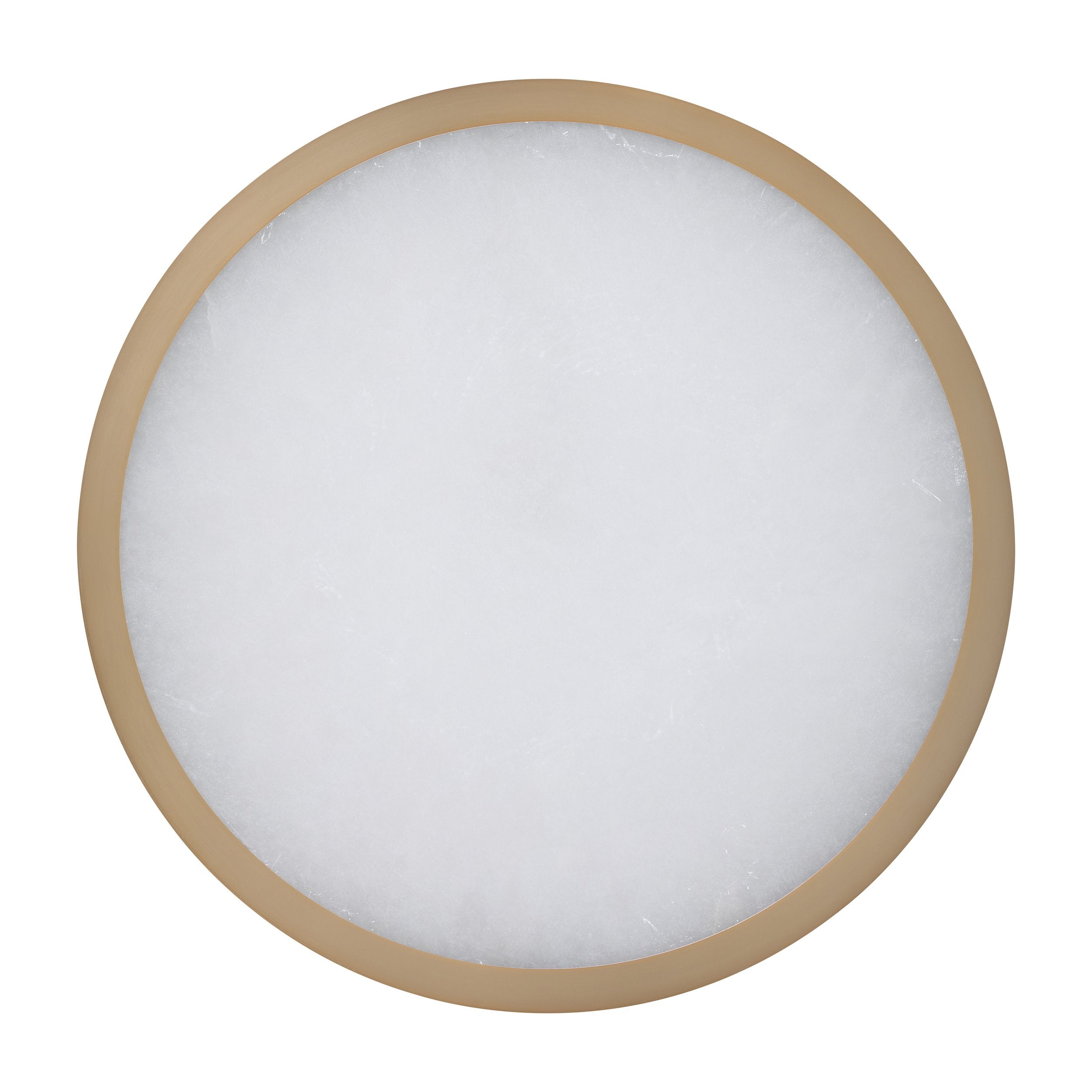 Argyle 16-inch Champagne Gold and Natural Alabaster 5CCT LED Flush Mount