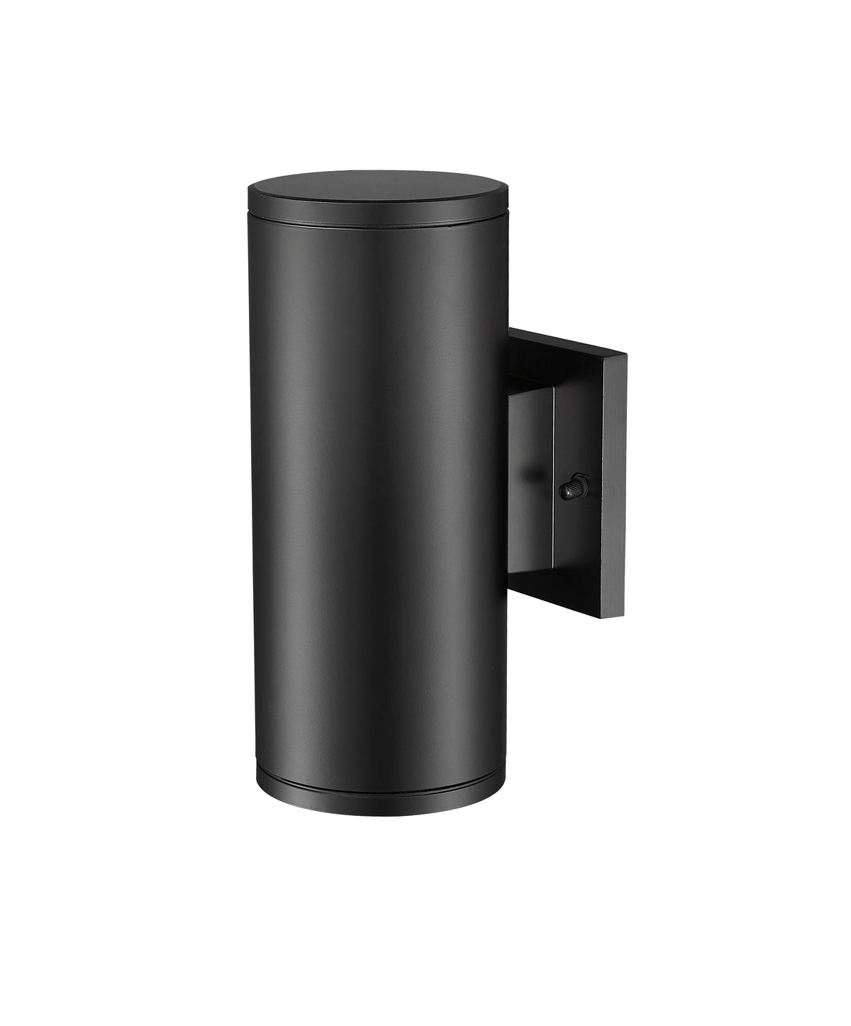 10.62-inch Vegas Powder Coated Black 1-Light Outdoor Wall Sconce