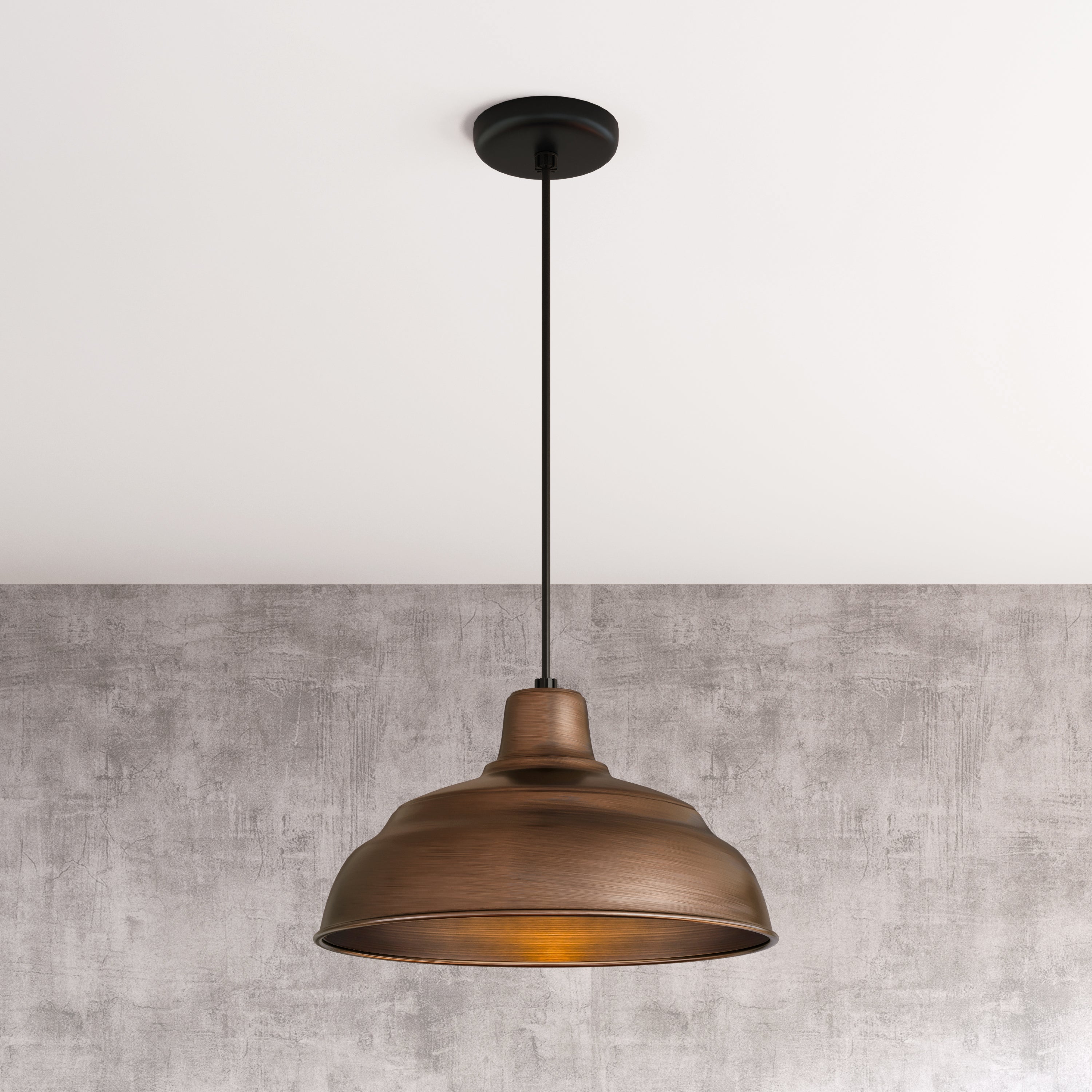 7.25'' R Series Natural Copper 1 Light Pendant