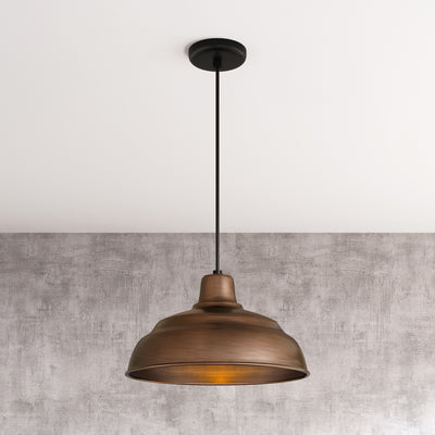 7.25'' R Series Natural Copper 1 Light Pendant