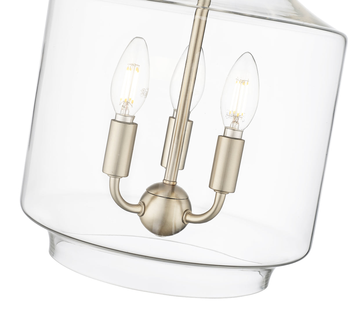 15.5'' Mahannah Modern Gold 3 Light Pendant
