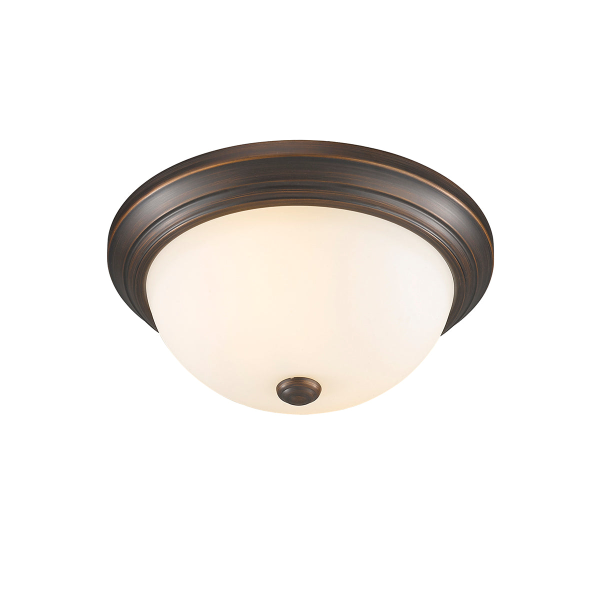 5.75'' Kipson Rubbed Bronze 2 Light Flush Mount