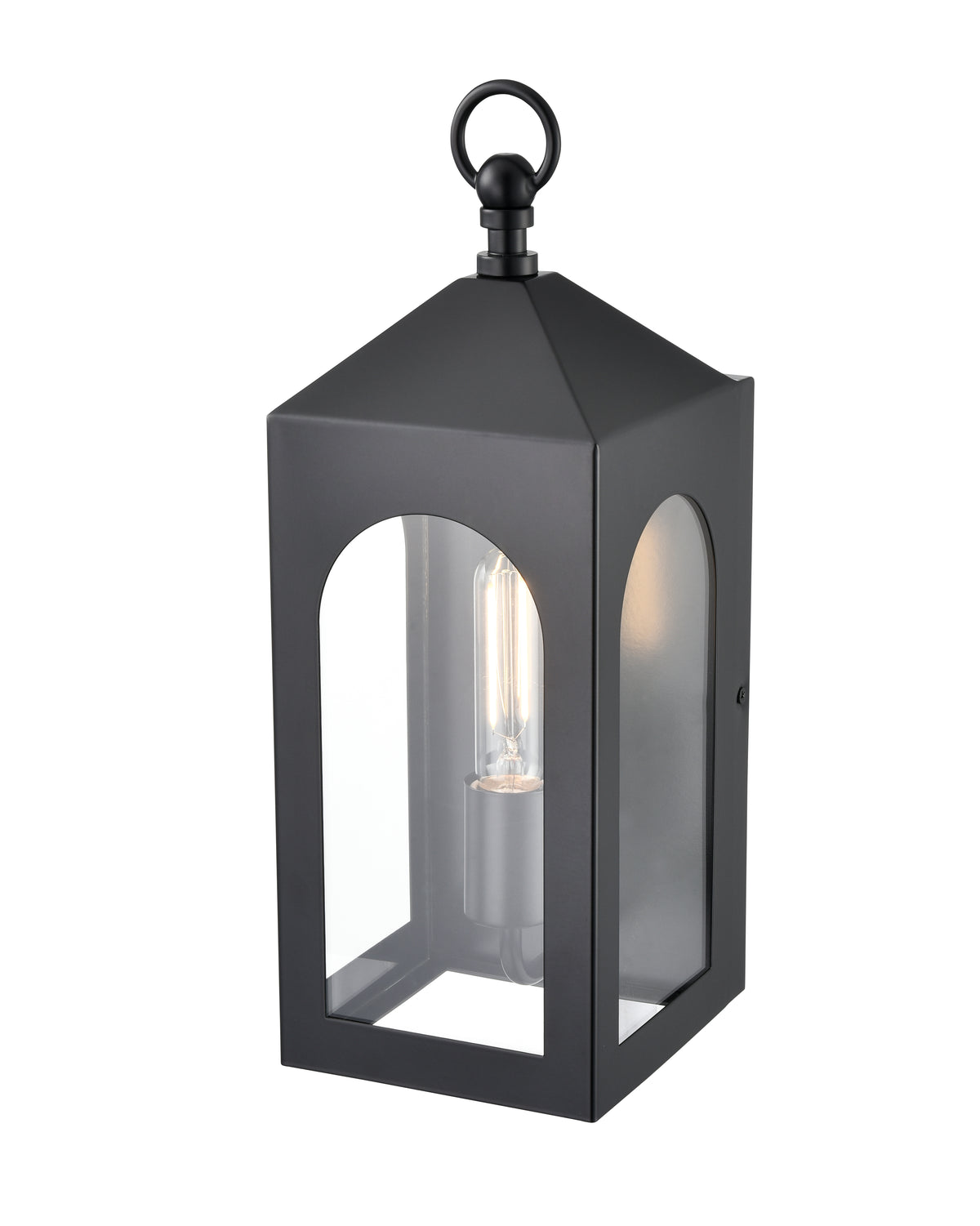 5.75'' Bratton Powder Coated Black 1 Light Wall Sconce