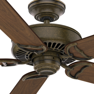 Casablanca 54 inch Panama Aged Bronze Ceiling Fan and Wall Control