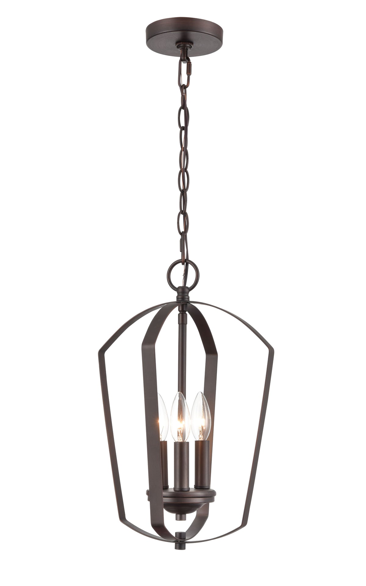 16.75'' Ivey Lake Rubbed Bronze 3 Light Pendant