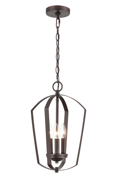 16.75'' Ivey Lake Rubbed Bronze 3 Light Pendant