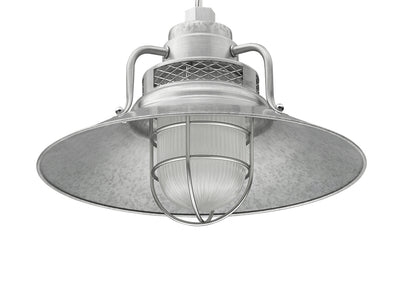 14'' Galvanized Metal R Series Railroad Shade