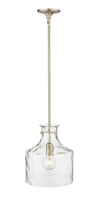 13'' Santorini Modern Gold 1 Light Pendant