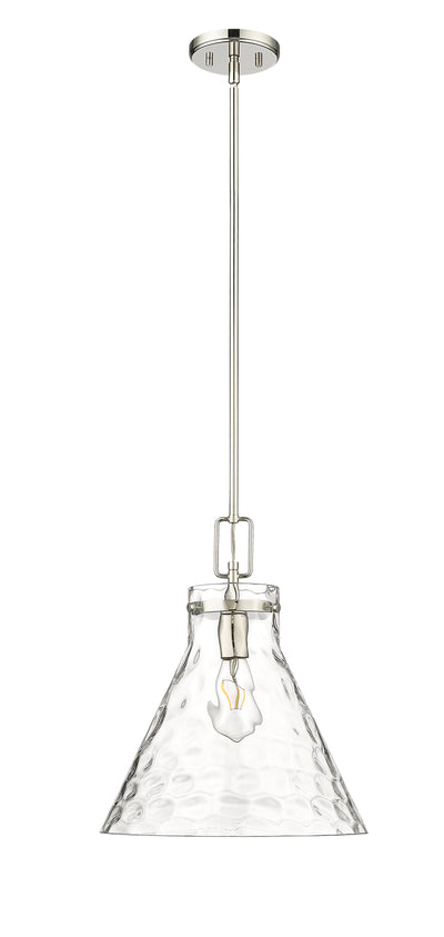 12.8'' Barlon Polished Nickel 1 Light Pendant