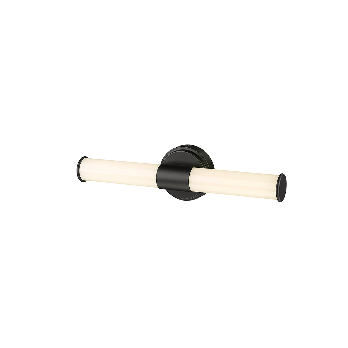 18'' Trumann Matte Black 1 Vanity Light