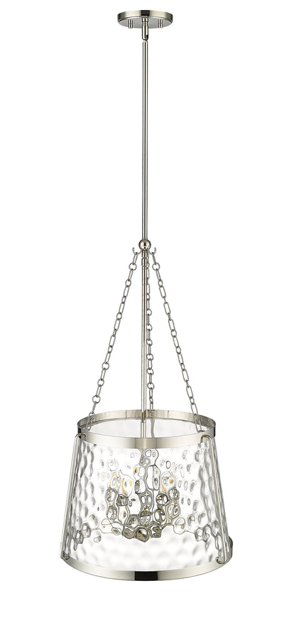 29.88'' Adabella Polished Nickel 5 Light Pendant