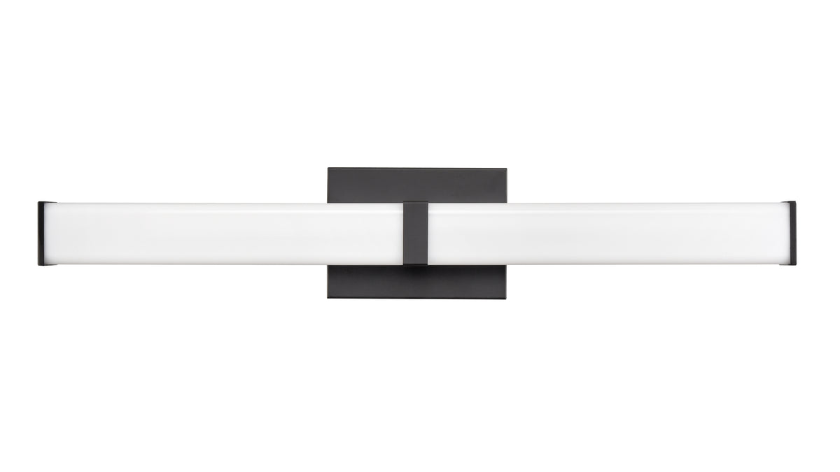 24'' Tron Matte Black  Vanity Light