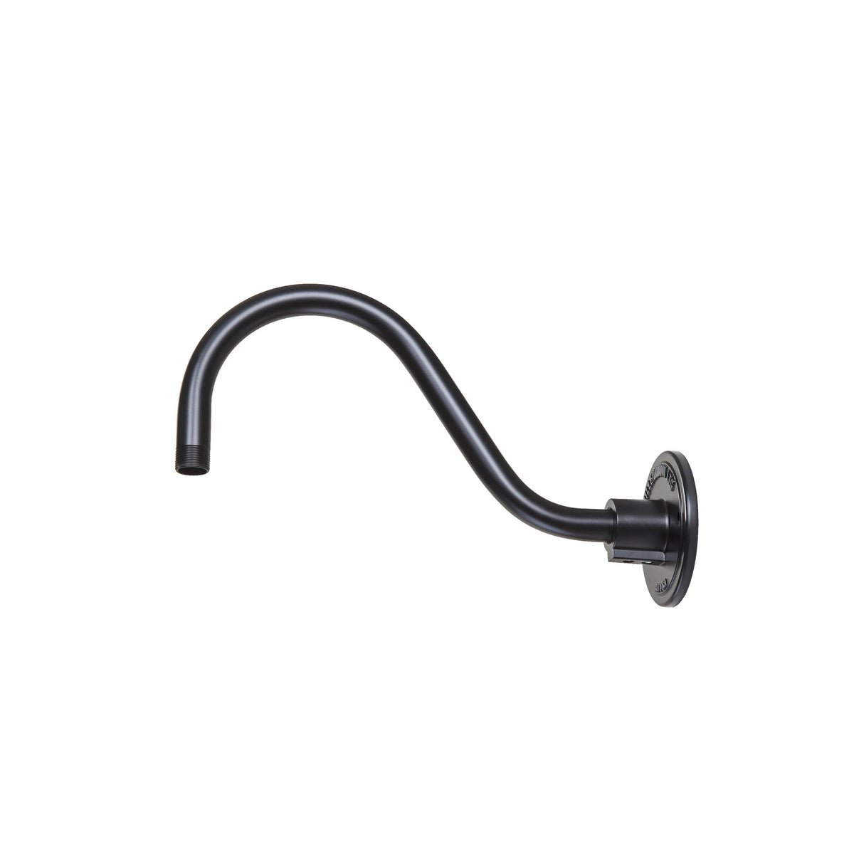 9.5-inch R Series Aluminum Satin Black Gooseneck Arm
