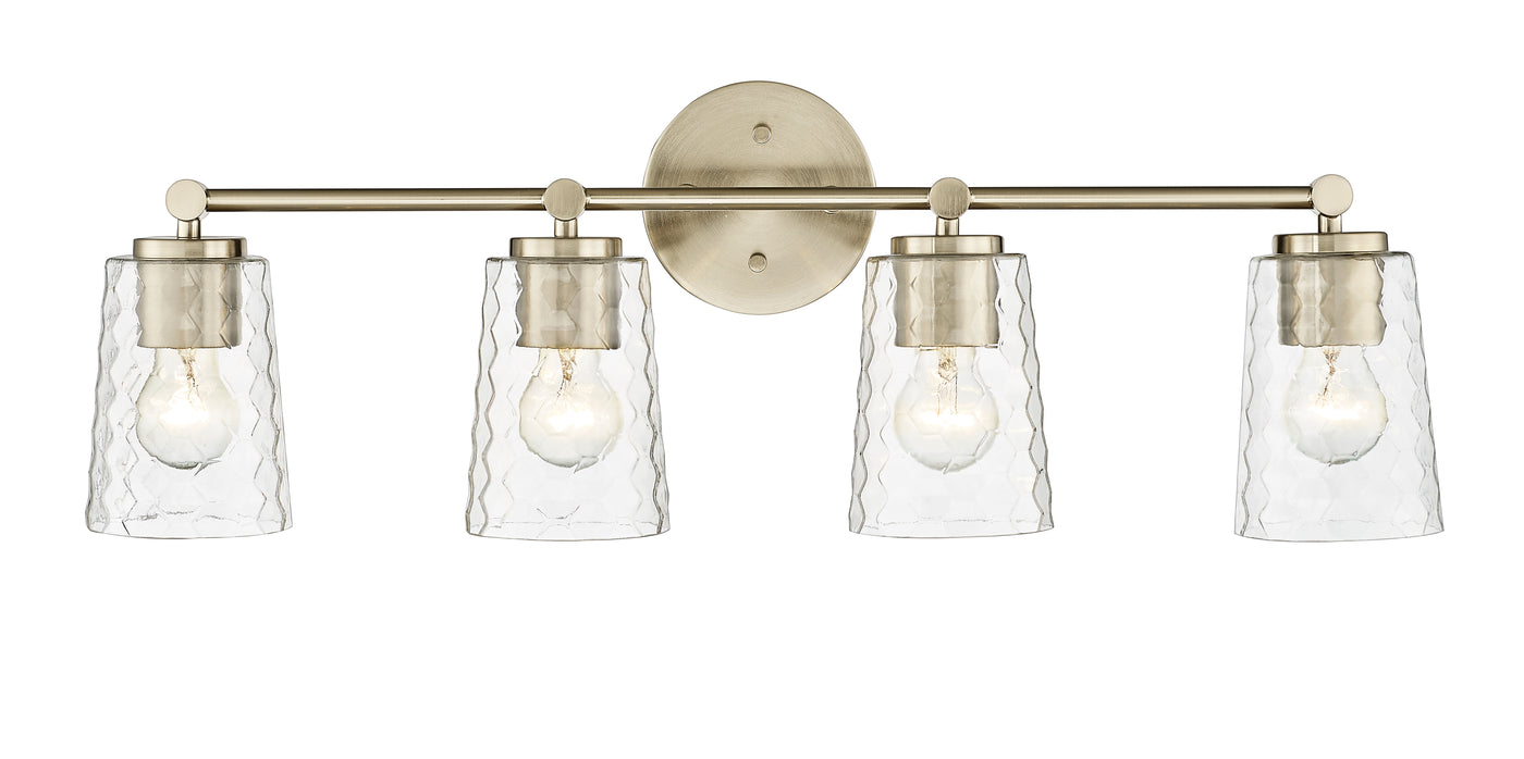 28'' Ashli Modern Gold 4 Light Bath Vanity