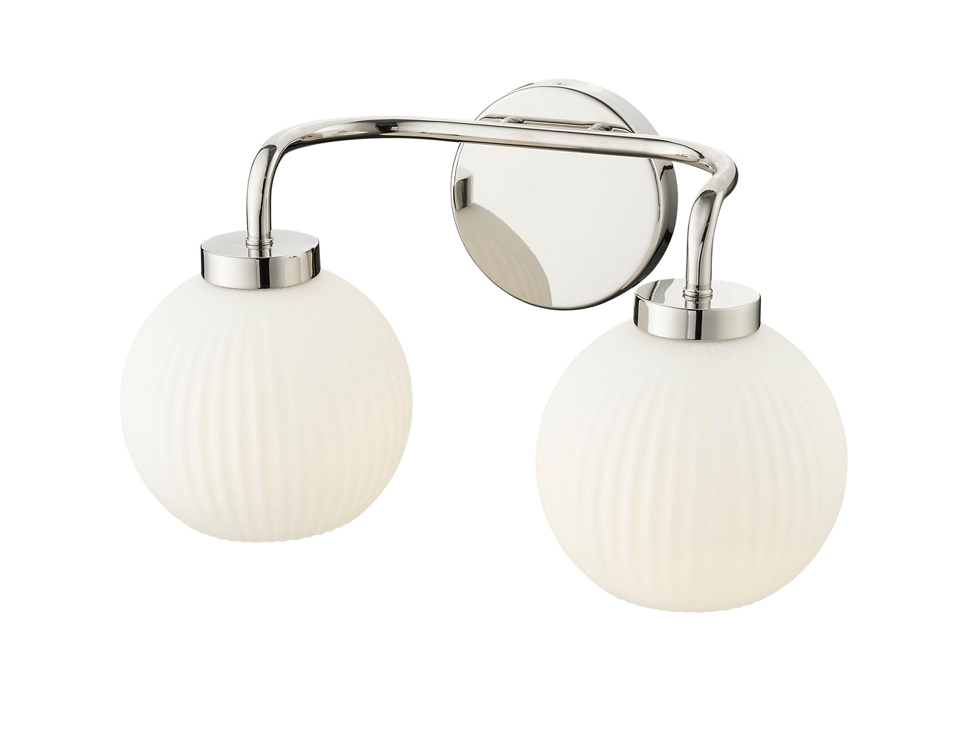 15'' Oprah Polished Nickel 2 Light Bath Vanity