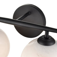 15.25'' Kimorra Matte Black 2 Light Bath Vanity