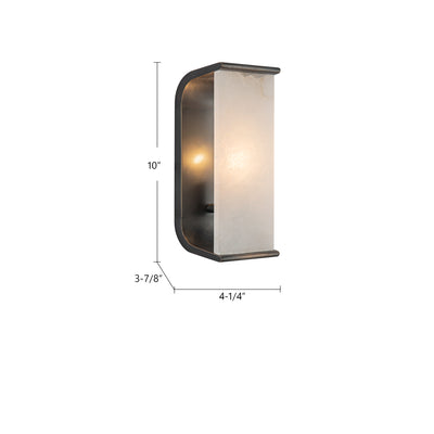 Abbott 10-in Steel Vanity Light
