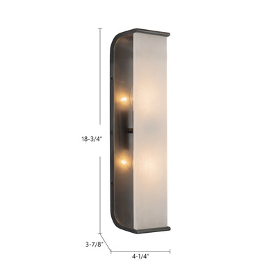 Abbott 19-in Steel Vanity Light