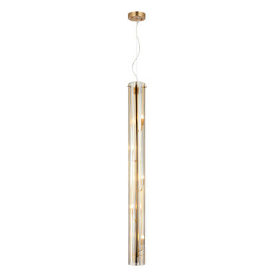 Chroman Empire 5 Light Tall Cylinder Pendant