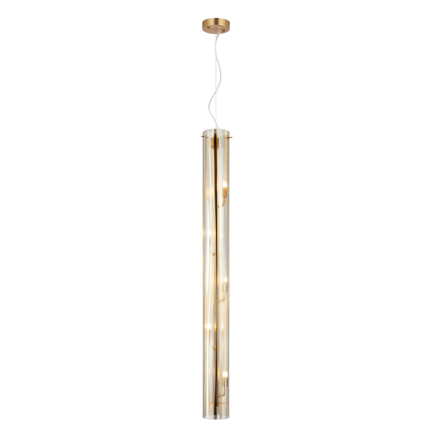 Chroman Empire 5 Light Tall Cylinder Pendant