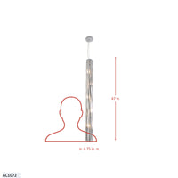 Chroman Empire 5 Light Tall Cylinder Pendant