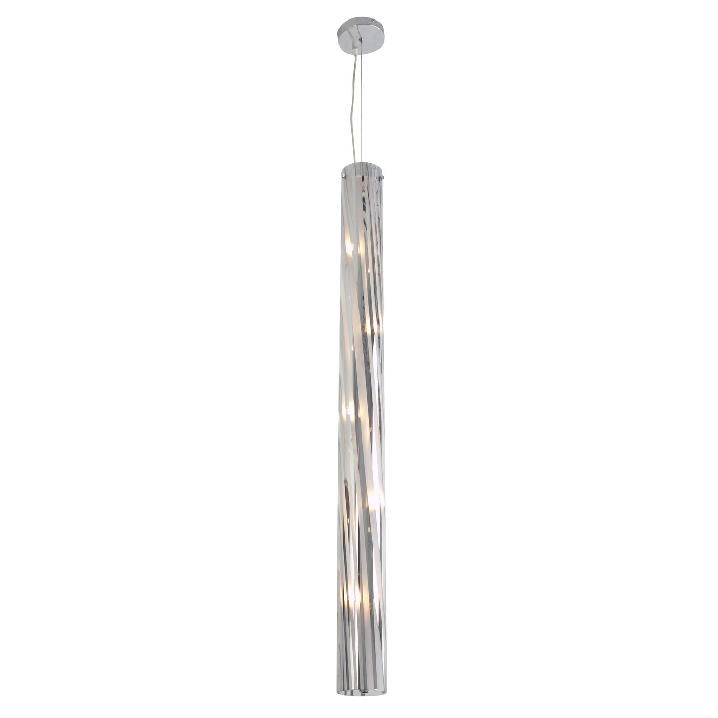 Chroman Empire 5 Light Tall Cylinder Pendant