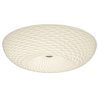 Swirled 3 Light Large Flush Mount