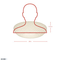 Swirled 3 Light Large Flush Mount