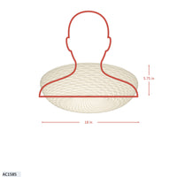 Swirled 3 Light Large Flush Mount