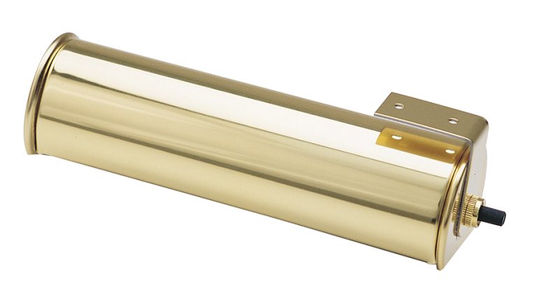 2.25-inch Advent Polished Brass Cabinet Light