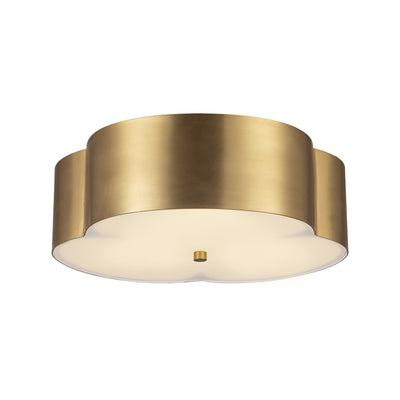 Adella 14-in Steel Flush Mount