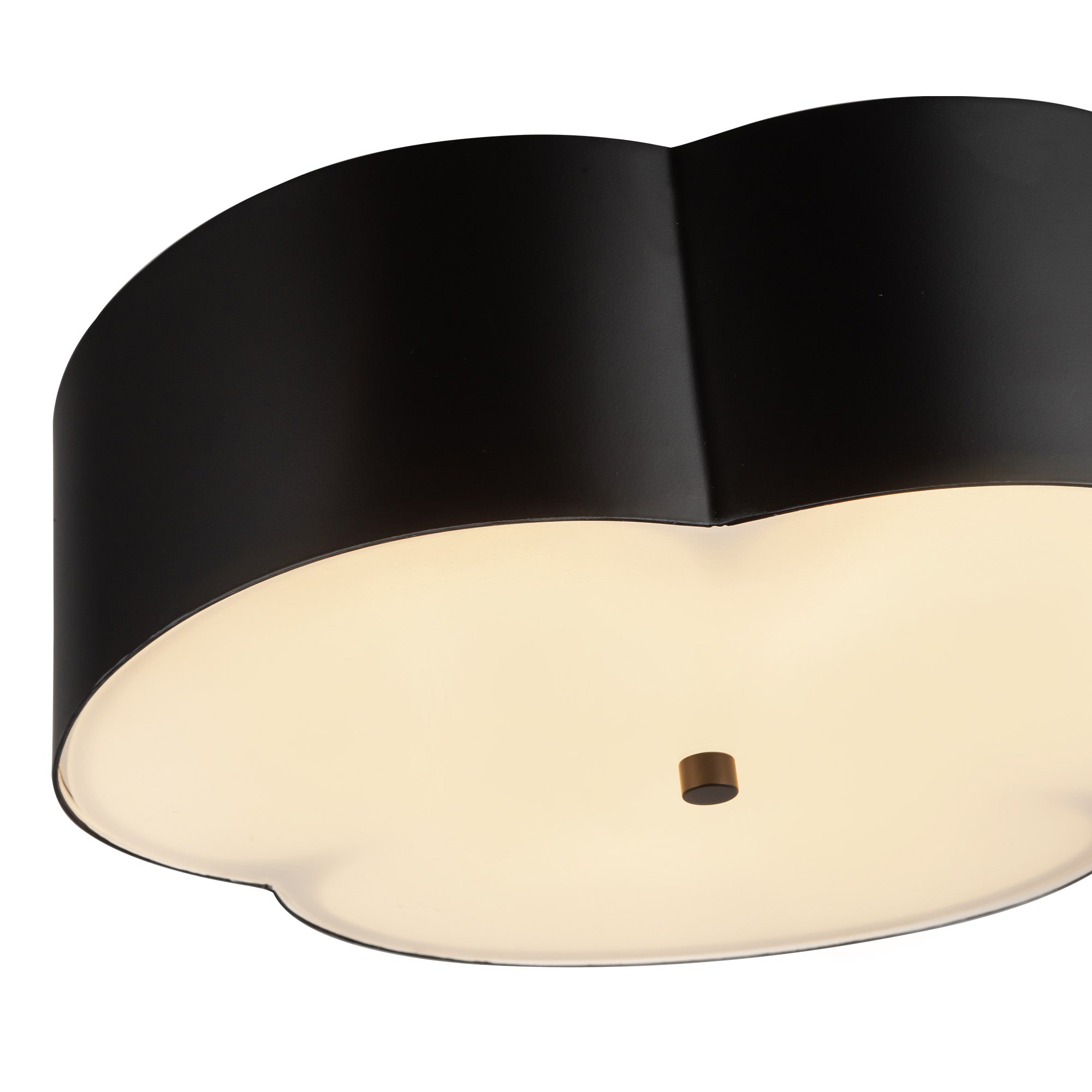 Adella 14-in Steel Flush Mount