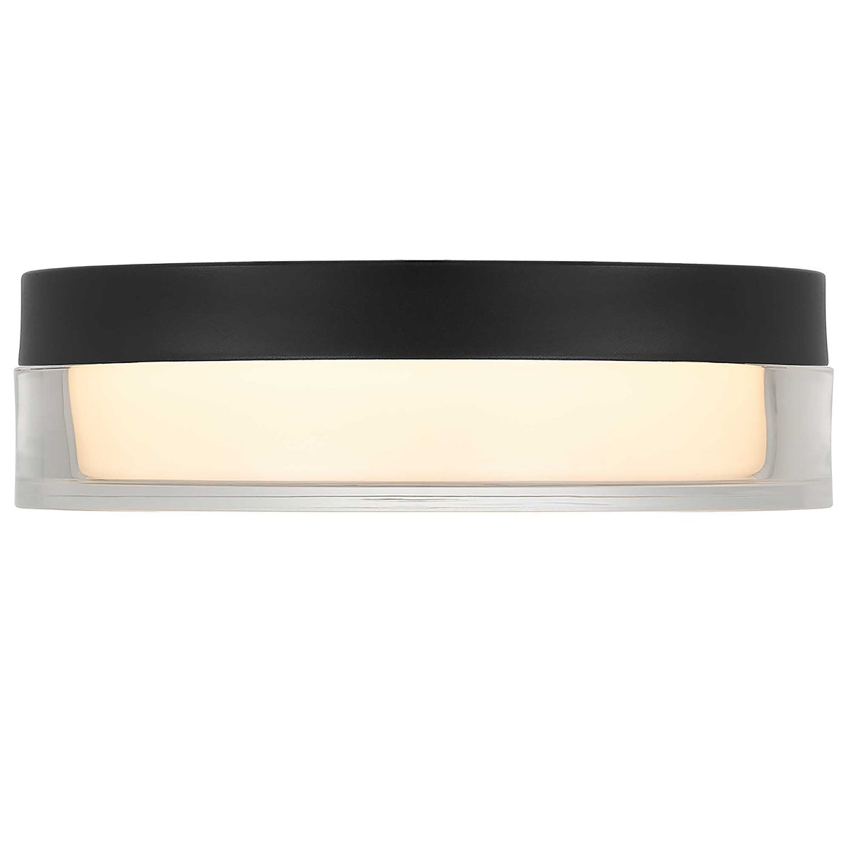 9-Inch Sand Black Sunspot Outdoor LED Flush Mount