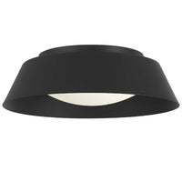 11-Inch Sand Black Pez Outdoor LED Flush Mount