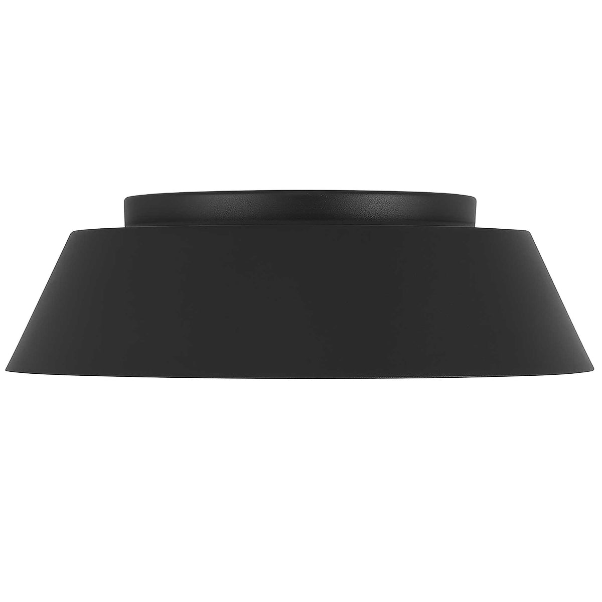11-Inch Sand Black Pez Outdoor LED Flush Mount